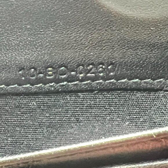 $1495 Authentic DIOR by CHRISTIAN DIOR Made in ITALY Unisex Black Leather Wallet - Picture 6 of 12